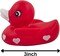 4E's Novelty 3"" Valentines Rubber Duck: Large Red Rubber Ducky with XOXO